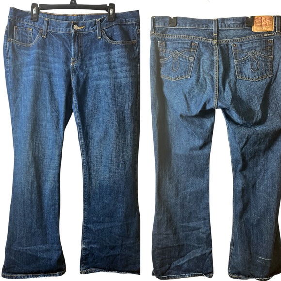 John B. Stetson Co. No. 816 Classic Bootcut Denim Jeans Size 16 Western Vintage - Picture 1 of 9